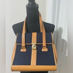 Vintage valentino Garavani bag Canvas and leather EUC